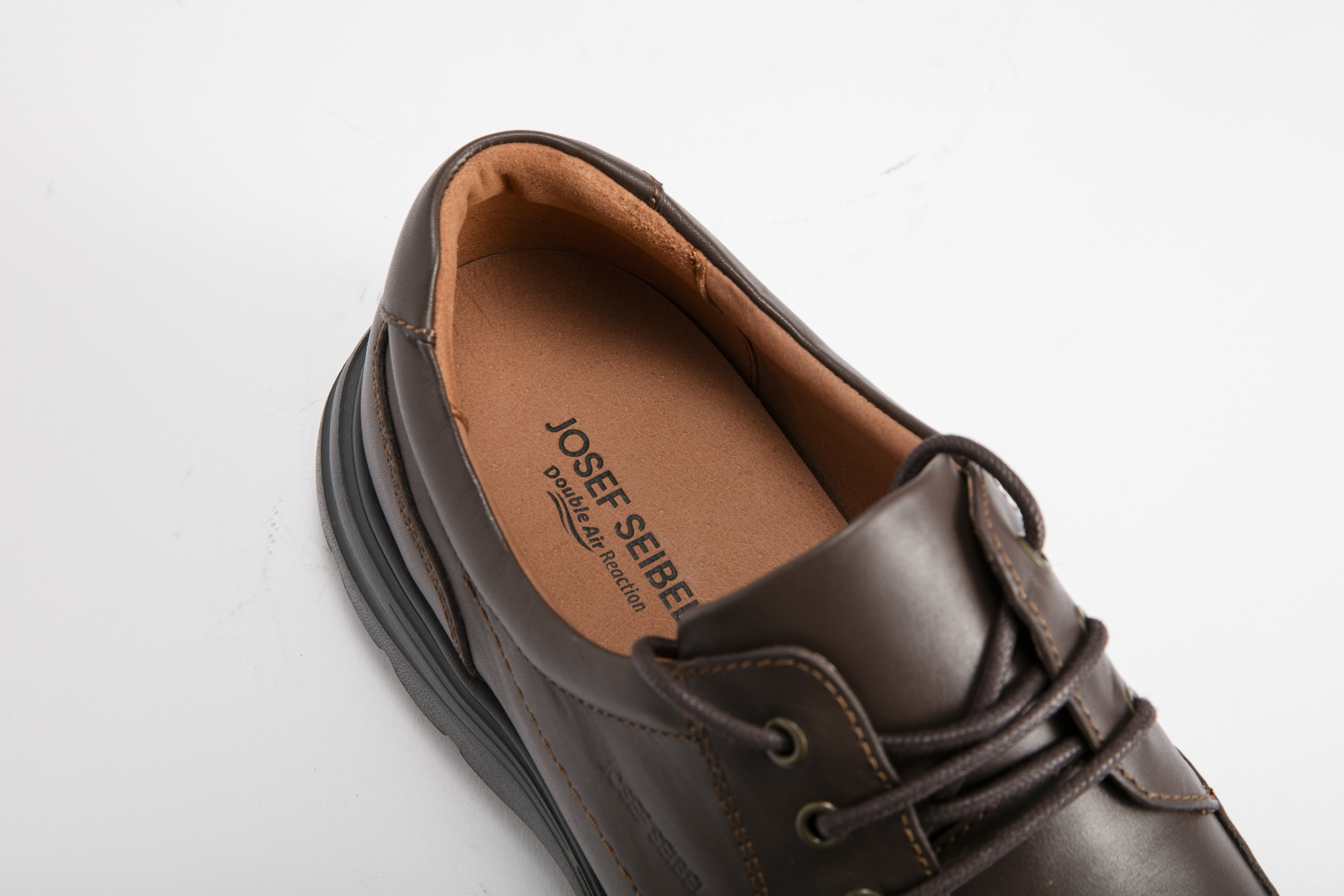 Josef Seibel - 男裝 Apron Toe 輕量底繫帶鞋 029292 310-DBR