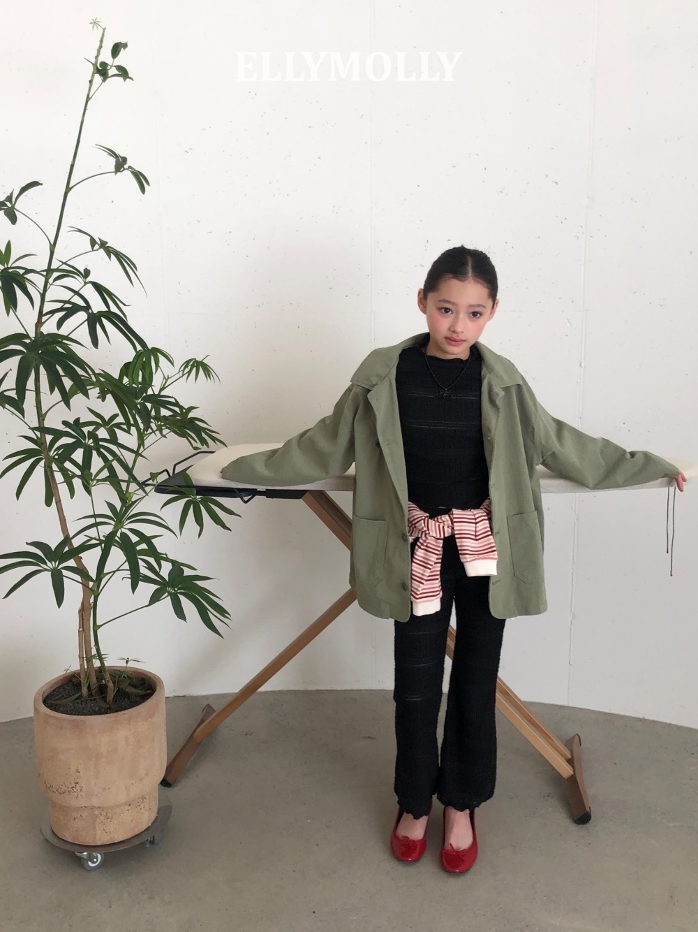 Ellymolly 陽光蕾絲喇叭褲 / 2色