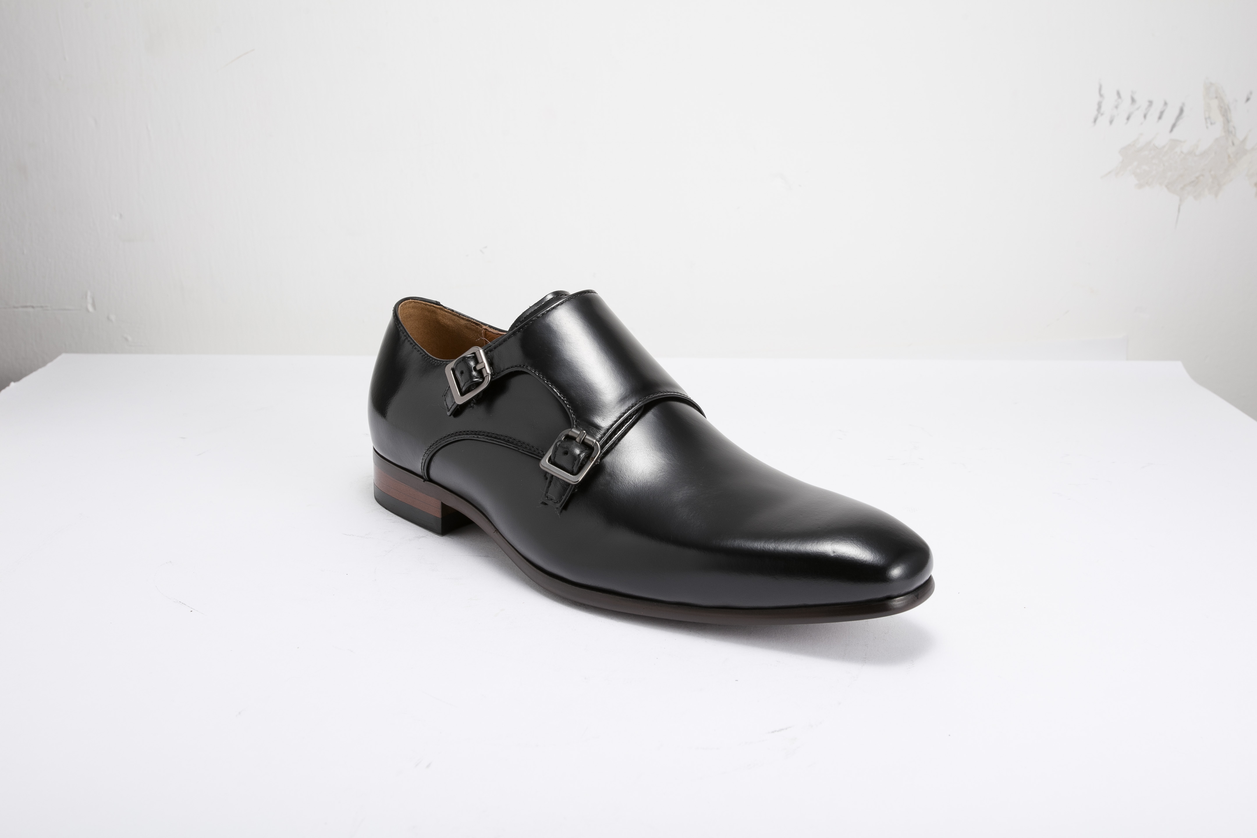 Florsheim - 男裝FLICKER Plain Toe Double Monk Strap 皮鞋 131159-001