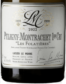 Lucien Le Moine Puligny Montrachet 1er Cru Folatieres 2022