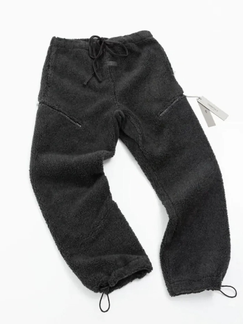 FOG ESSENTIALS 小標 褲腳抽繩 刷毛保暖長褲