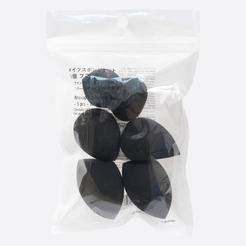 SP 美妝蛋組/黑 5入