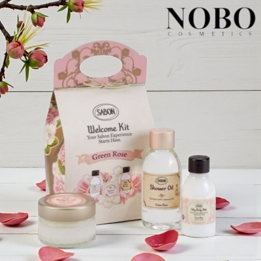 Green Rose - 盛宴翠綠玫瑰明星身體護理三部曲禮盒 [100ml+60g+50ml] (平行進口)