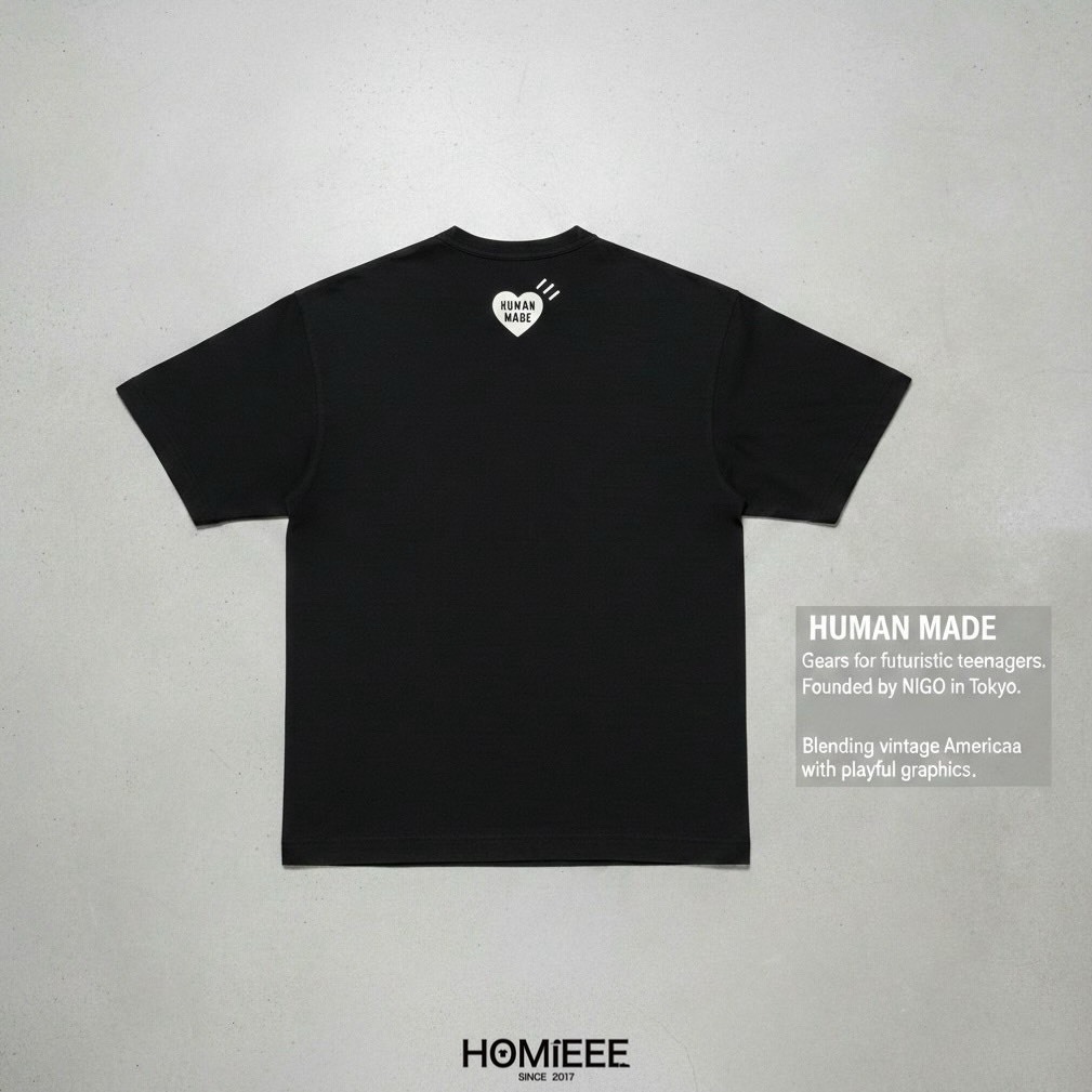 Human Made Graphic Tee 短袖 經典 老虎 黑色 [HM31TE018]