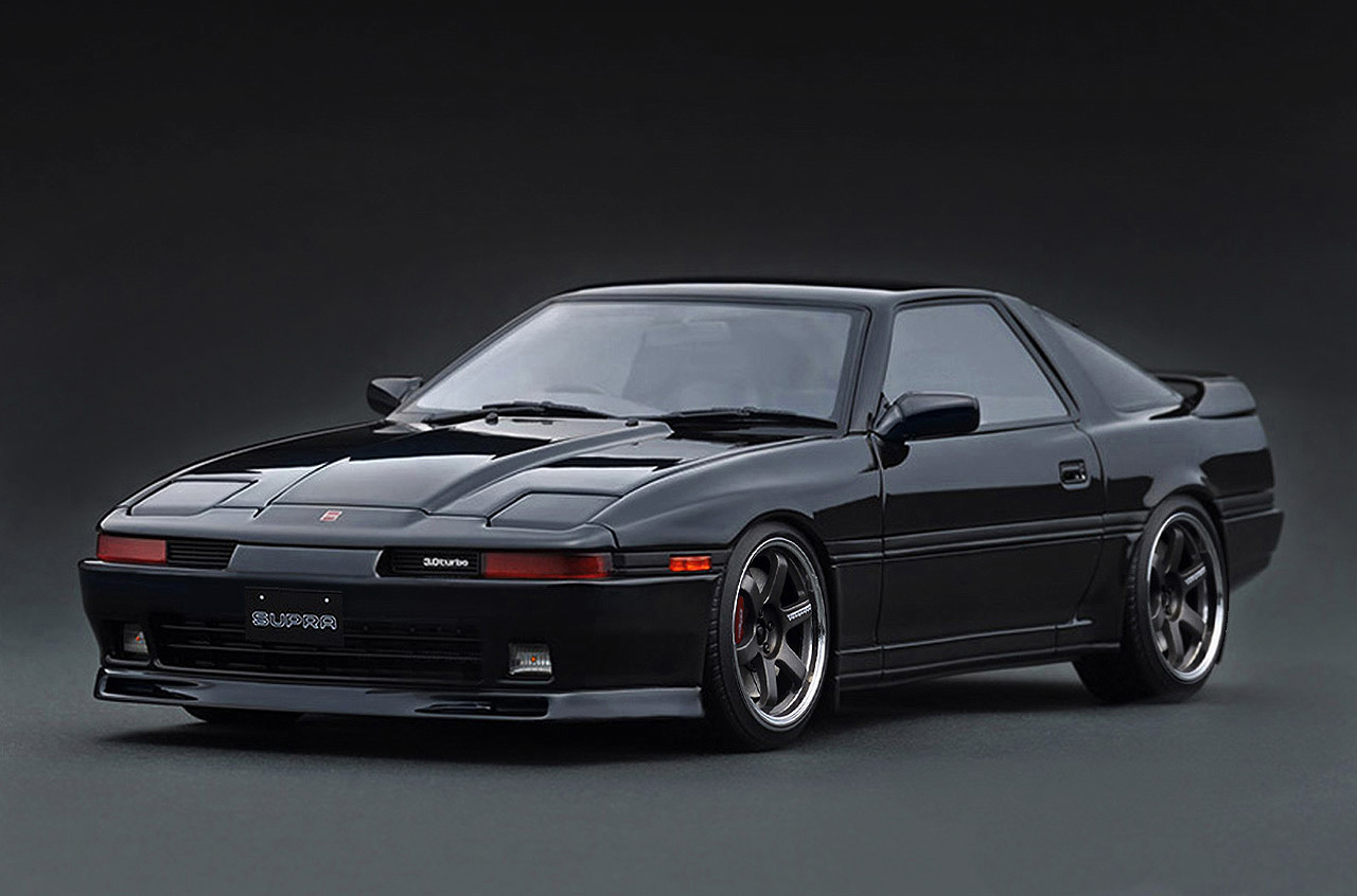預訂 (訂金$300) (預訂價$2214) :1/18 IG Toyota Supra 3.0GT Turbo LIMITED (MA70) Black (IG4107)