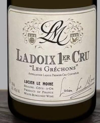 Lucien Le Moine Ladoix 1er Cru Les Grechons Blanc 2022