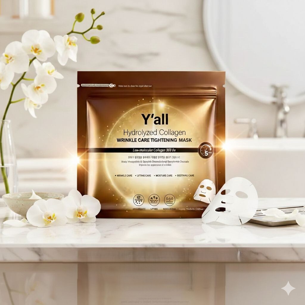 【直播】LX022601 Y’all 水解膠原蛋白緊緻面膜 (14片裝)