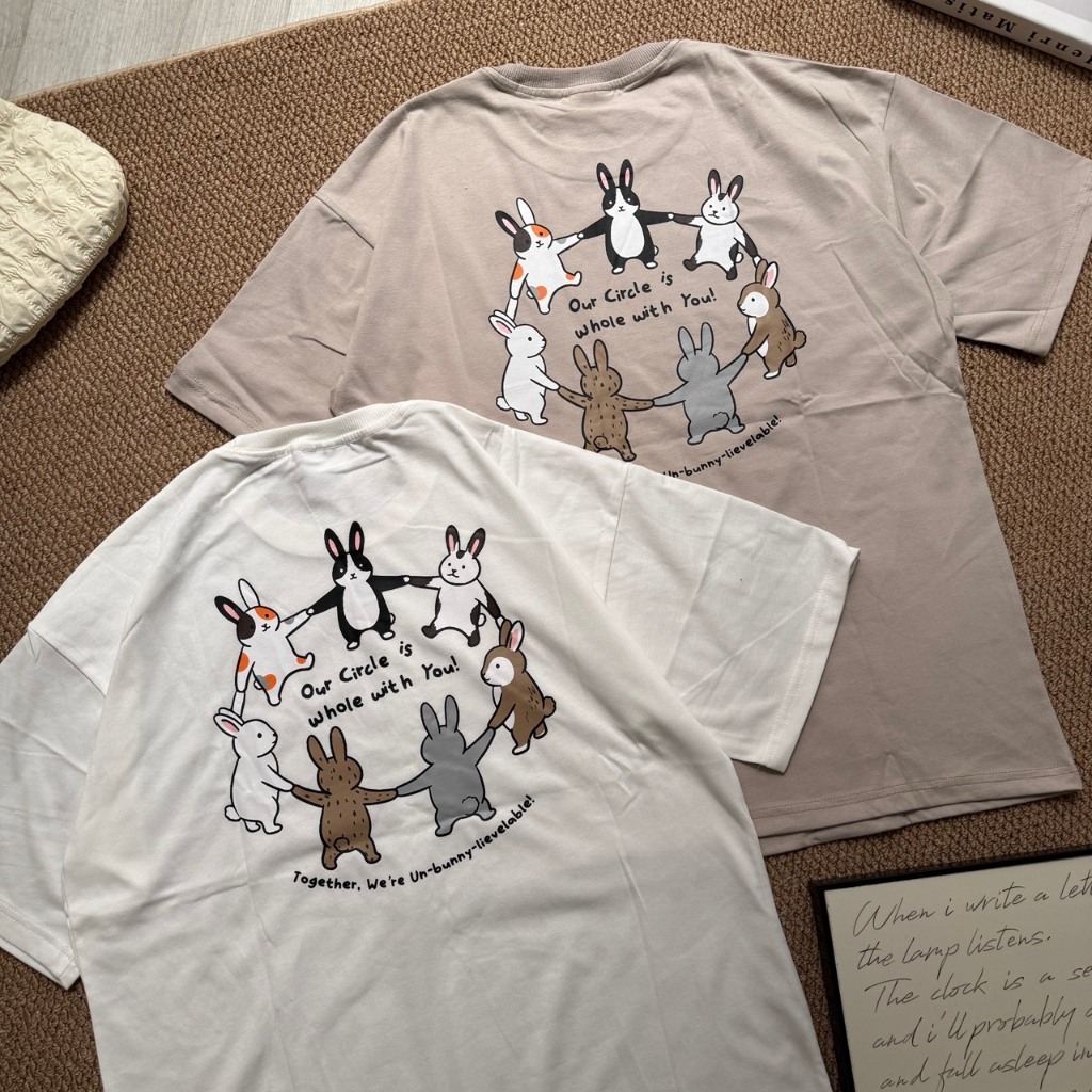 18966  Together兔子好朋友短T