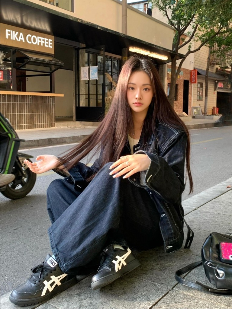 代購-ASICS JAPAN S 黑白 全黑 黑武士 荔枝皮 仿皮革 復古 男女鞋 1203A033-001