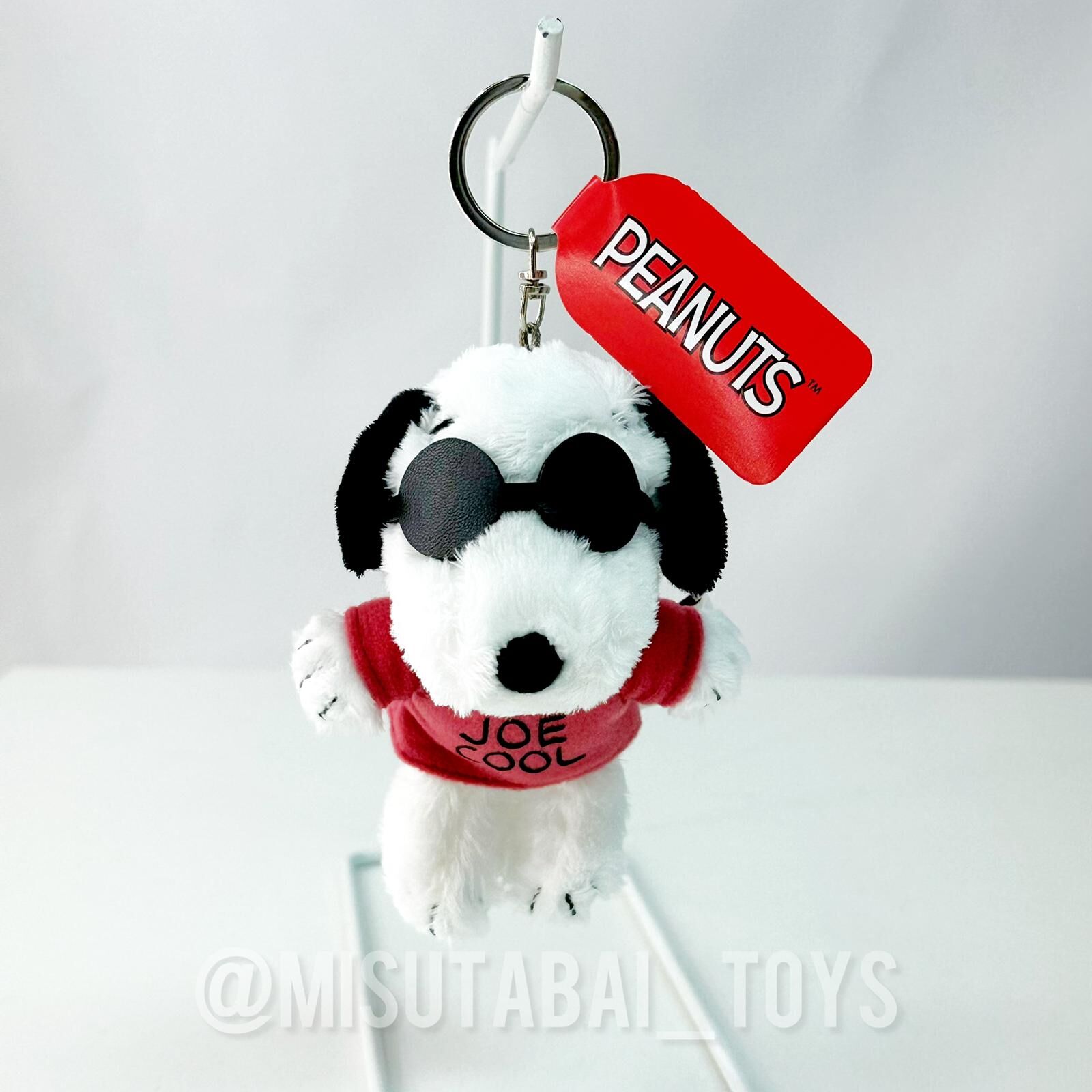 Snoopy Joe Cool Mascot Plush Doll Keychain