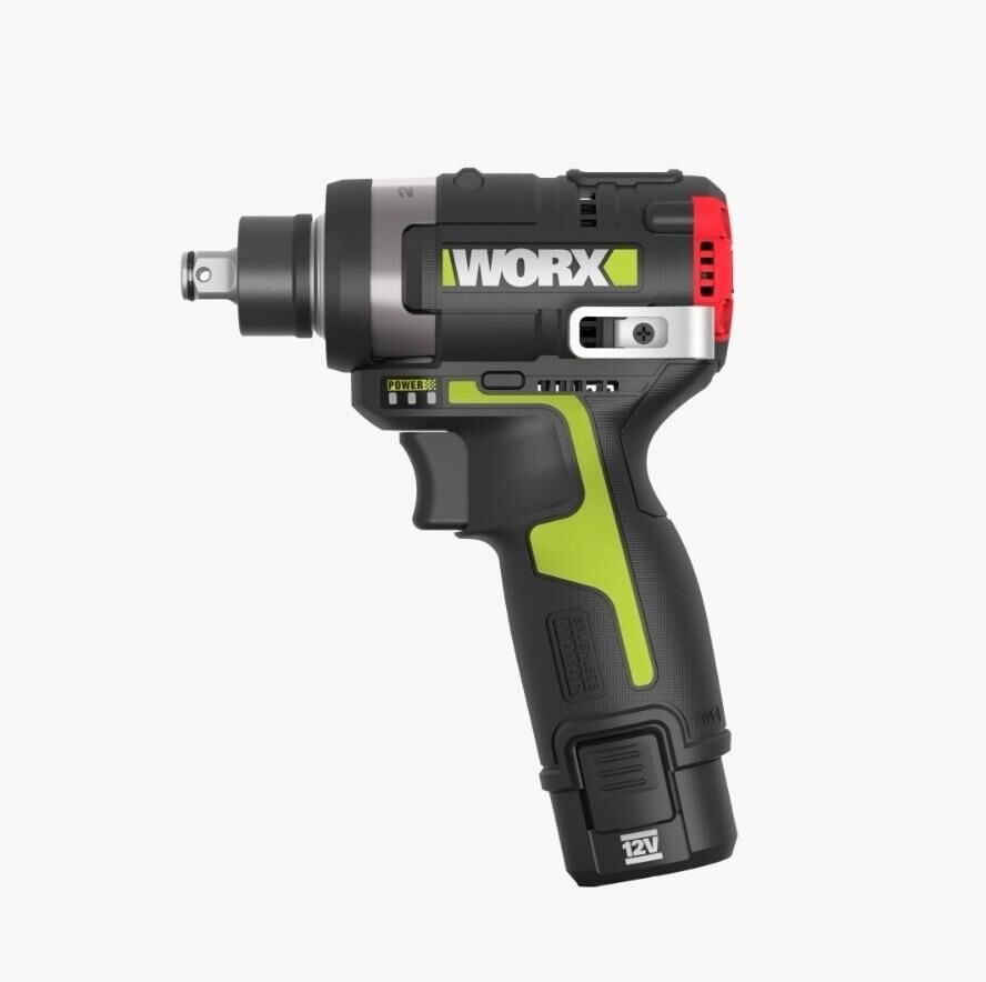 WORX WU132T 無刷起子扳手 四分，同時可用一般批咀 (如缺貨，可馬上訂貨)