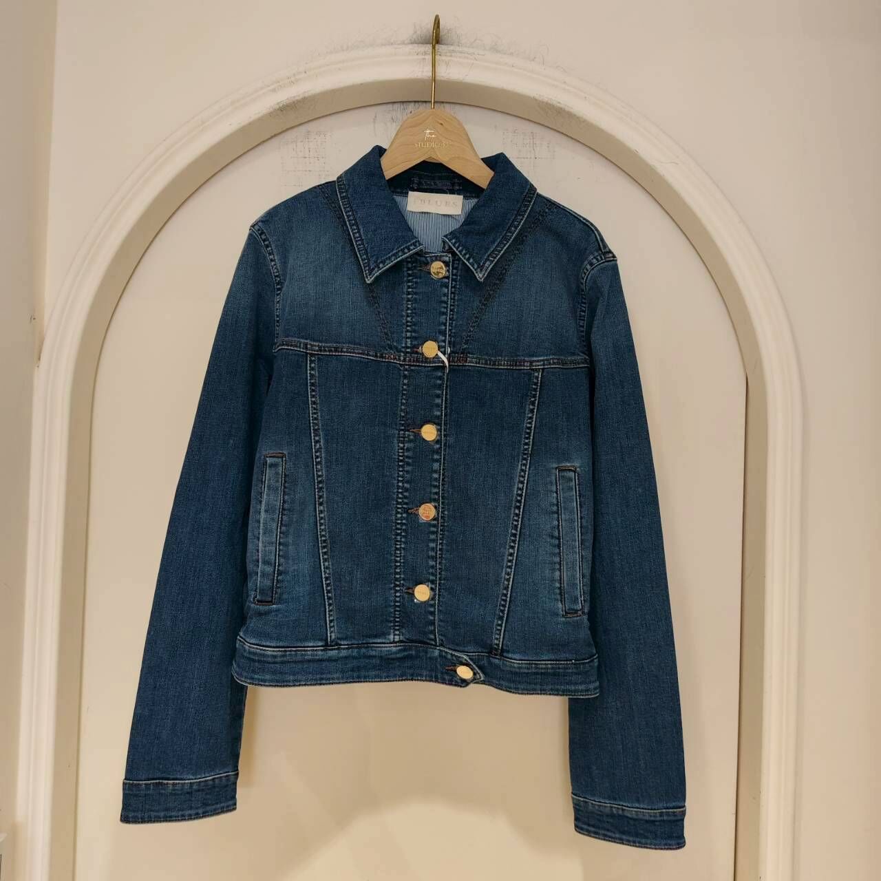 iBlues經典簡約單寧外套