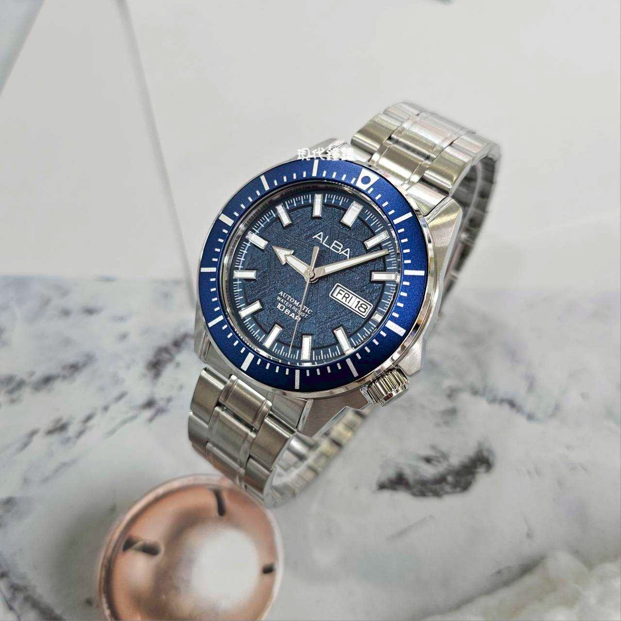 【ALBA 雅柏】攀岩深海Y676-X094B 44mm 現代鐘錶