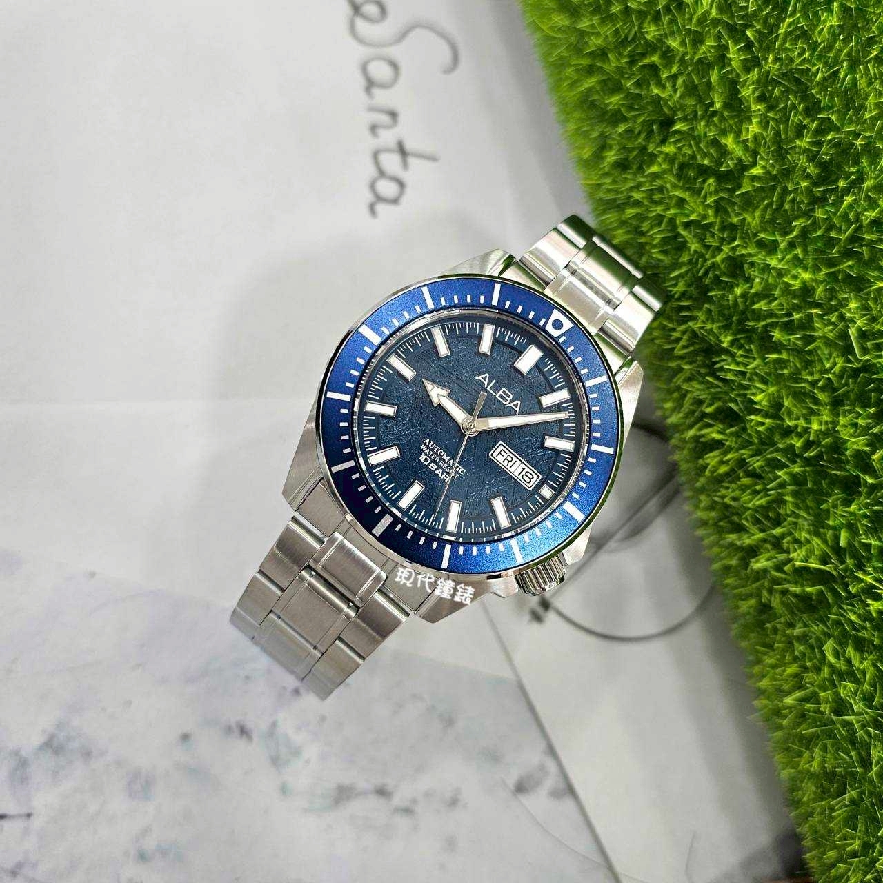 【ALBA 雅柏】攀岩深海Y676-X094B 44mm 現代鐘錶