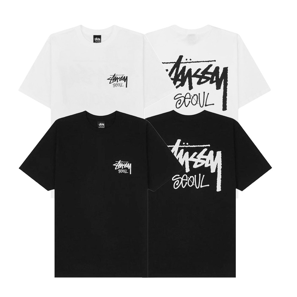 Stussy Stock Seoul T-Shirt 短T 首爾限定 3903980-WH / 3903980-BK