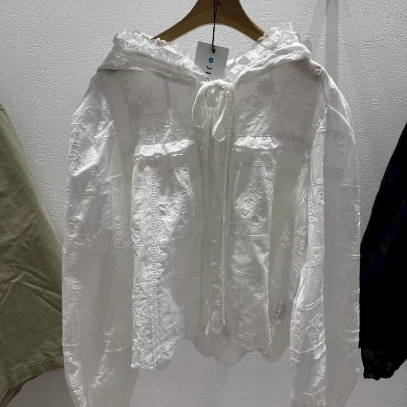 連帽蕾絲外套