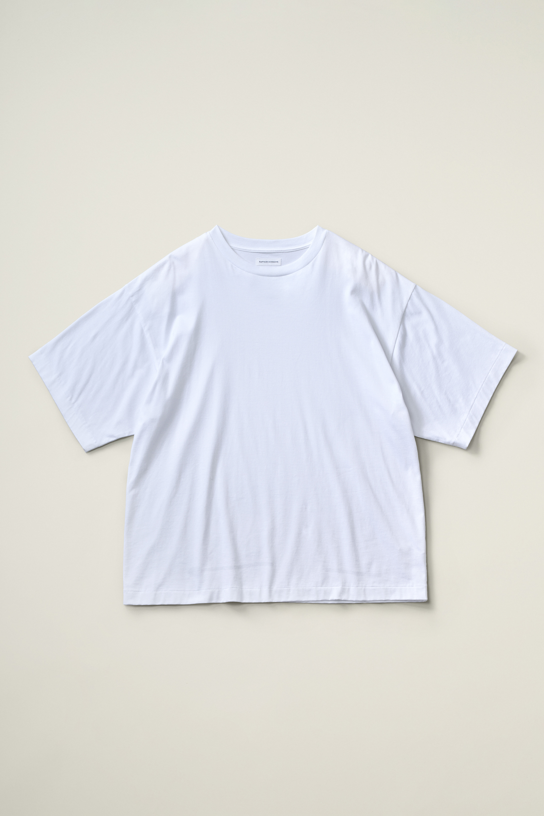 KAPTAIN SUNSHINE SUVIN COTTON SUEDE TENJIKU S/S TEE (2COL)