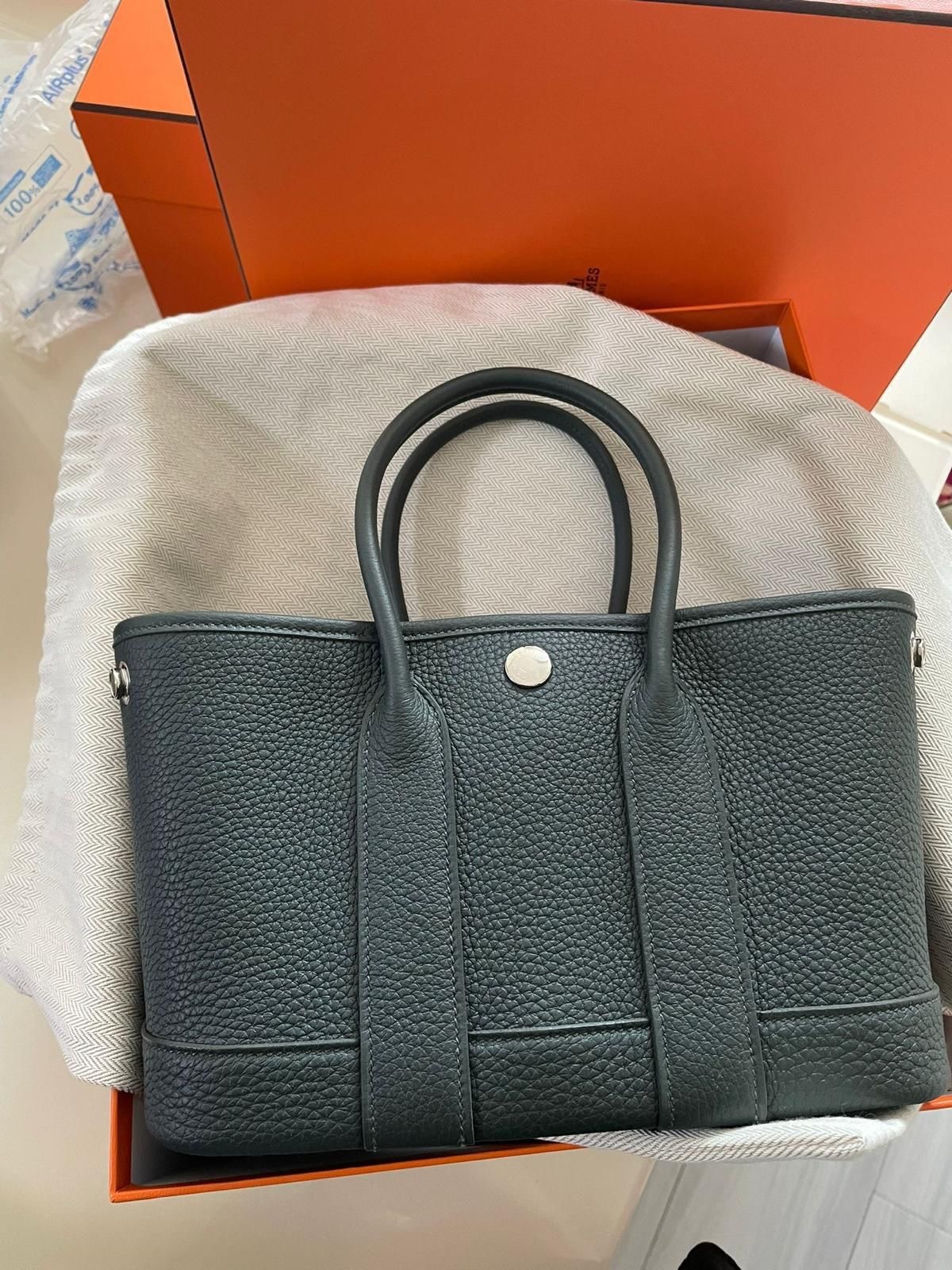 Garden party mini Q0 vert mangrove leather K