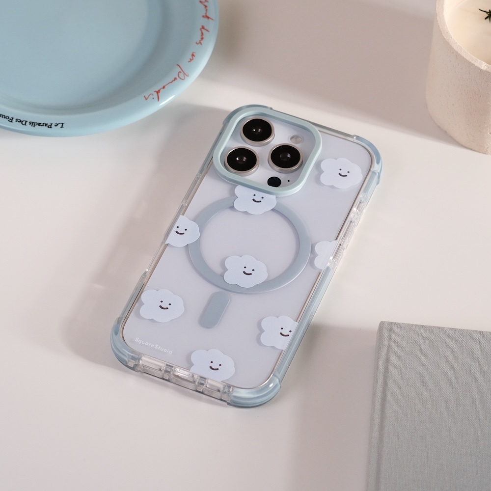 心情磁吸手機殼 飄浮喜寶