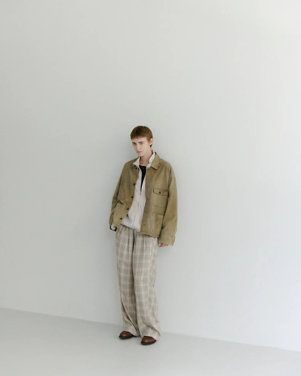 ANCELLM - TUCK KIMONO BLOUSON / 3COLORS