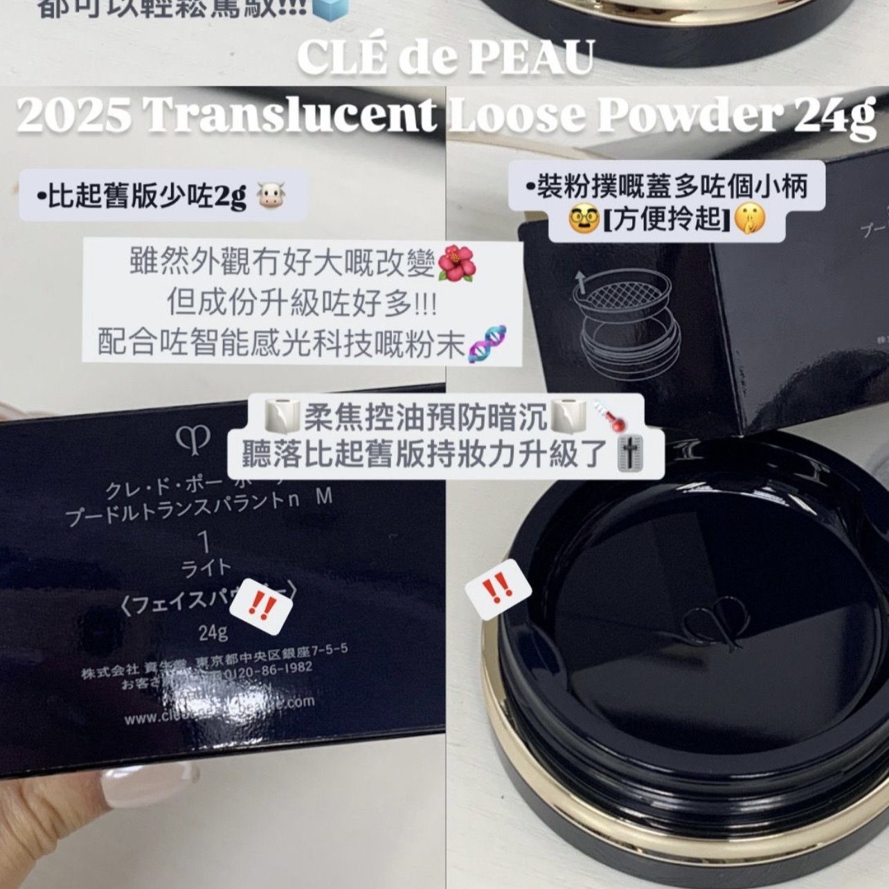 Cle De Peau - Translucent Loose Powder 2025全新鑽光透亮蜜粉 24g (#1 / #2)