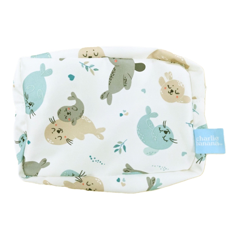 可機洗衛生巾 (多量) 3 塊連 1 個小袋小海豹圖案