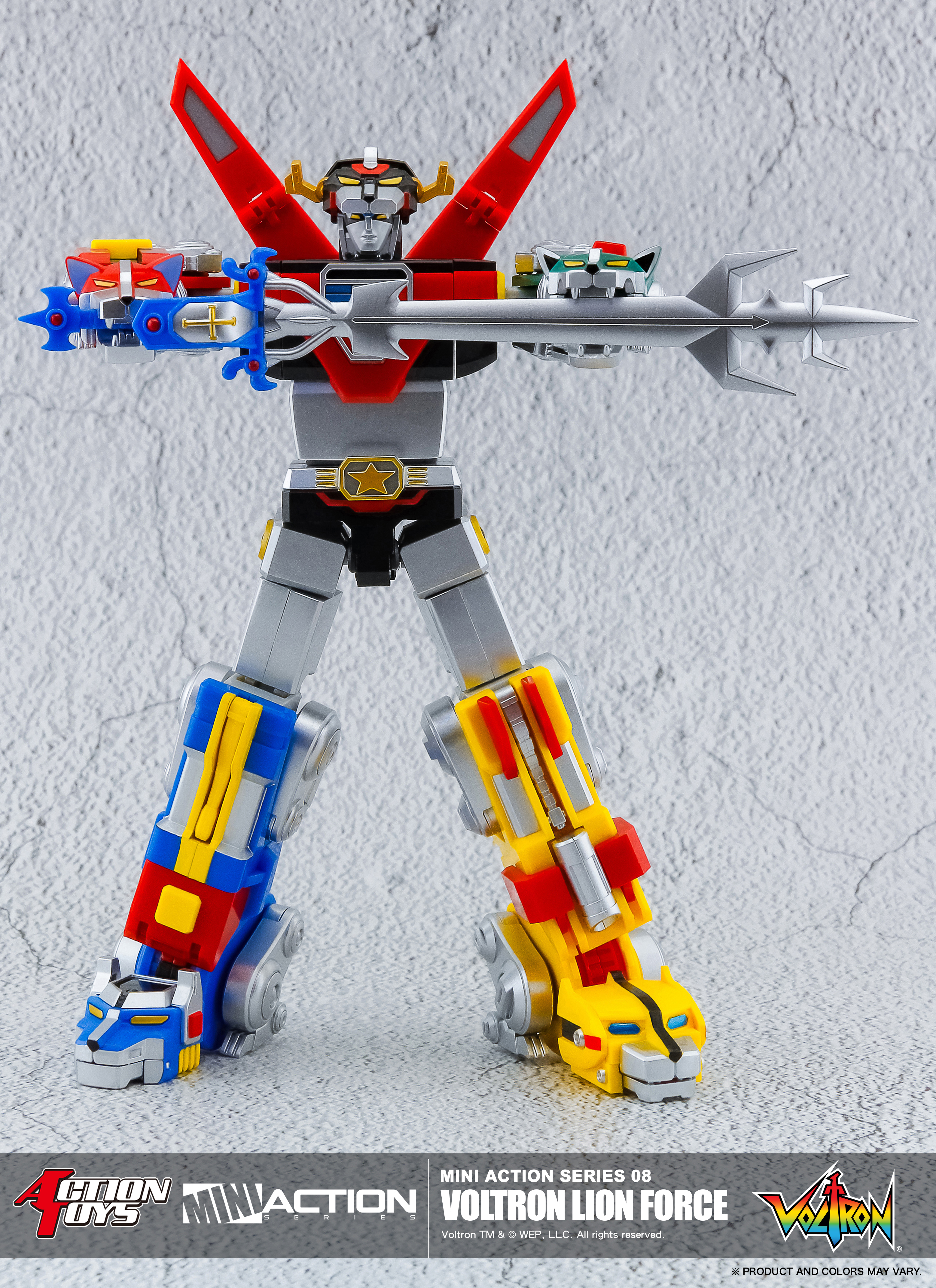 (預訂2026年12月) Mini Action Voltron Lion Force 百獸王