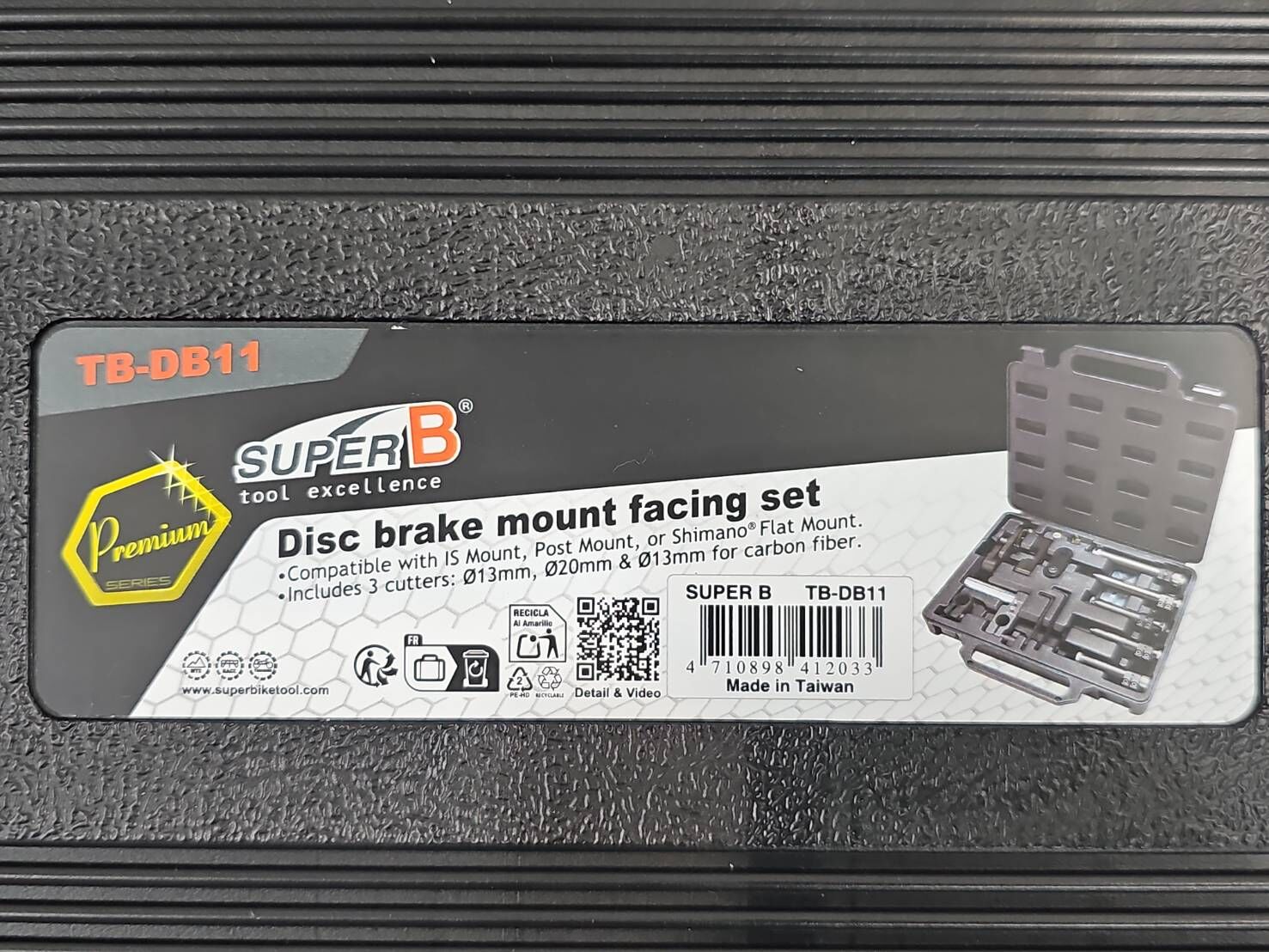 SUPER B TB-DB11 碟煞銑面工具組 碟煞銑牙銑面工具 SUPERB