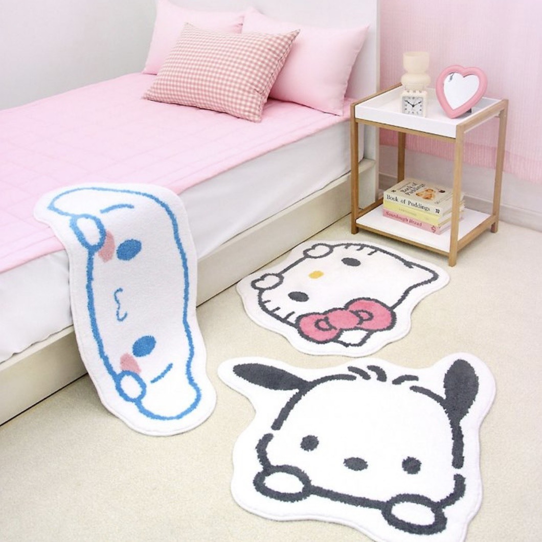 【OWN】Sanrio 三麗鷗 居家 地墊 墊子 客廳 韓國限定 地毯 共3款 大耳狗 帕恰狗 HelloKitty