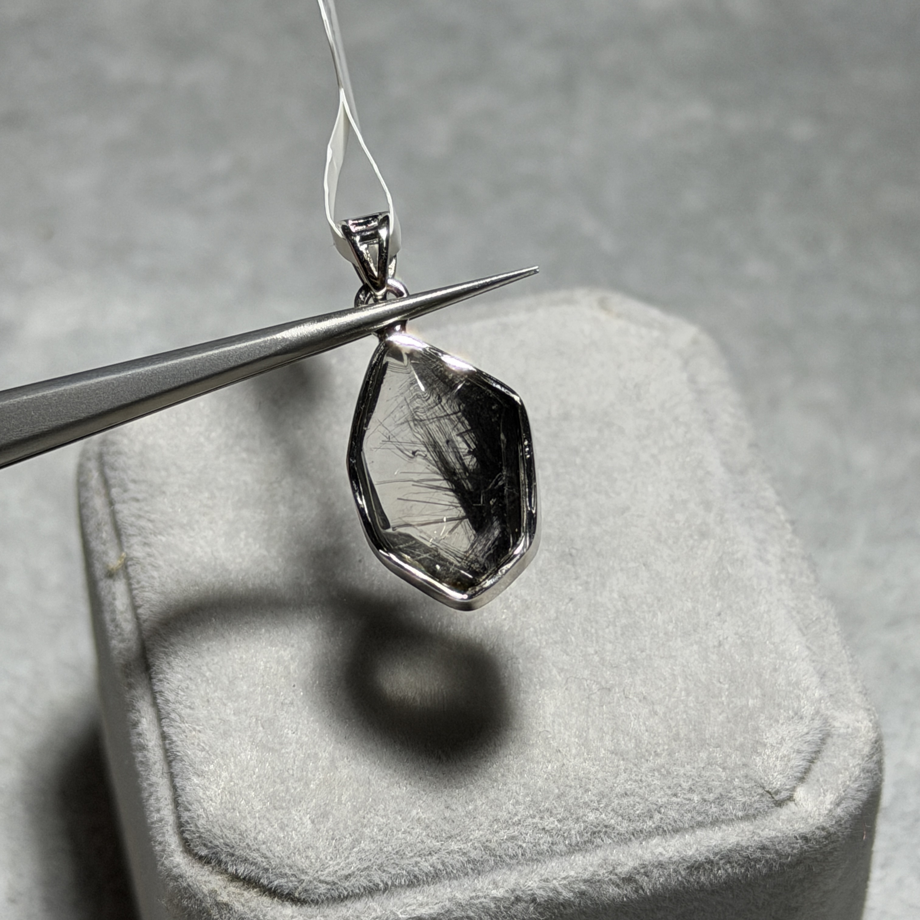 高級數黑銀鈦吊墜 DF1813