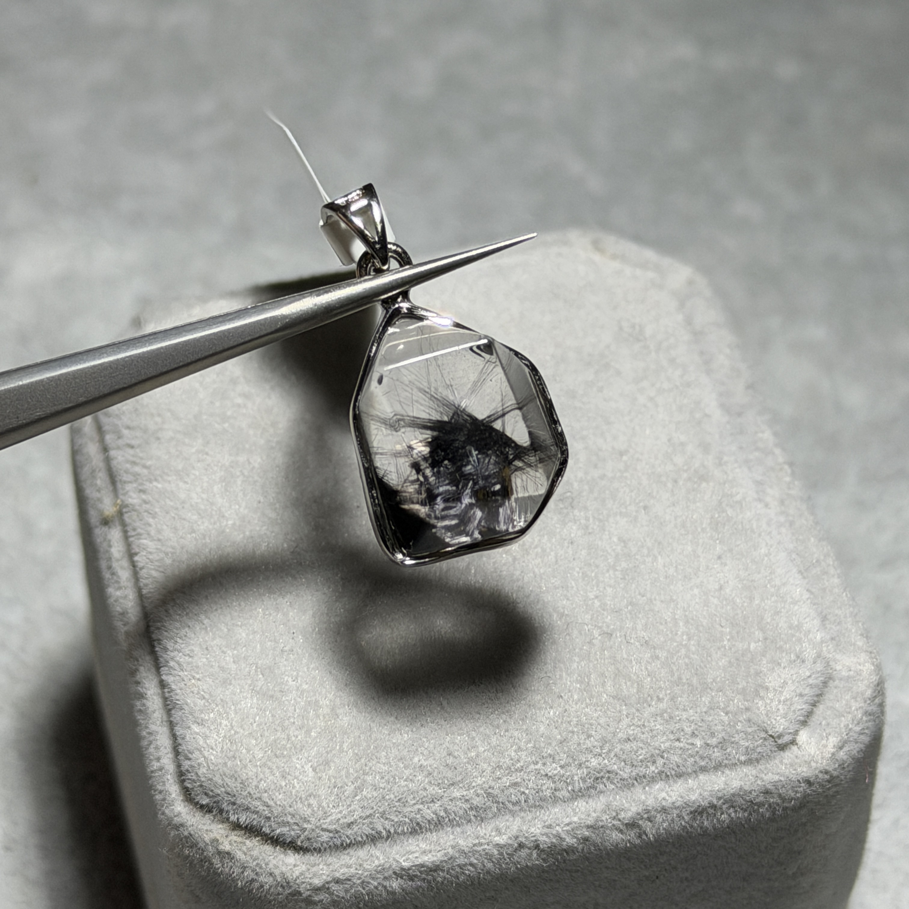 高級數黑銀鈦吊墜 DF1811