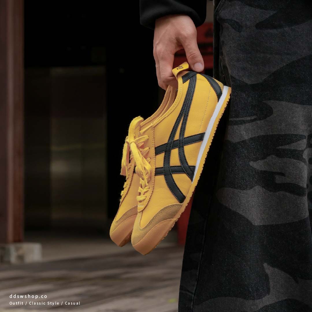 "代購"Onitsuka Tiger 鬼塚虎 黃底黑虎爪紋 MEXICO 66｜1183C102-751