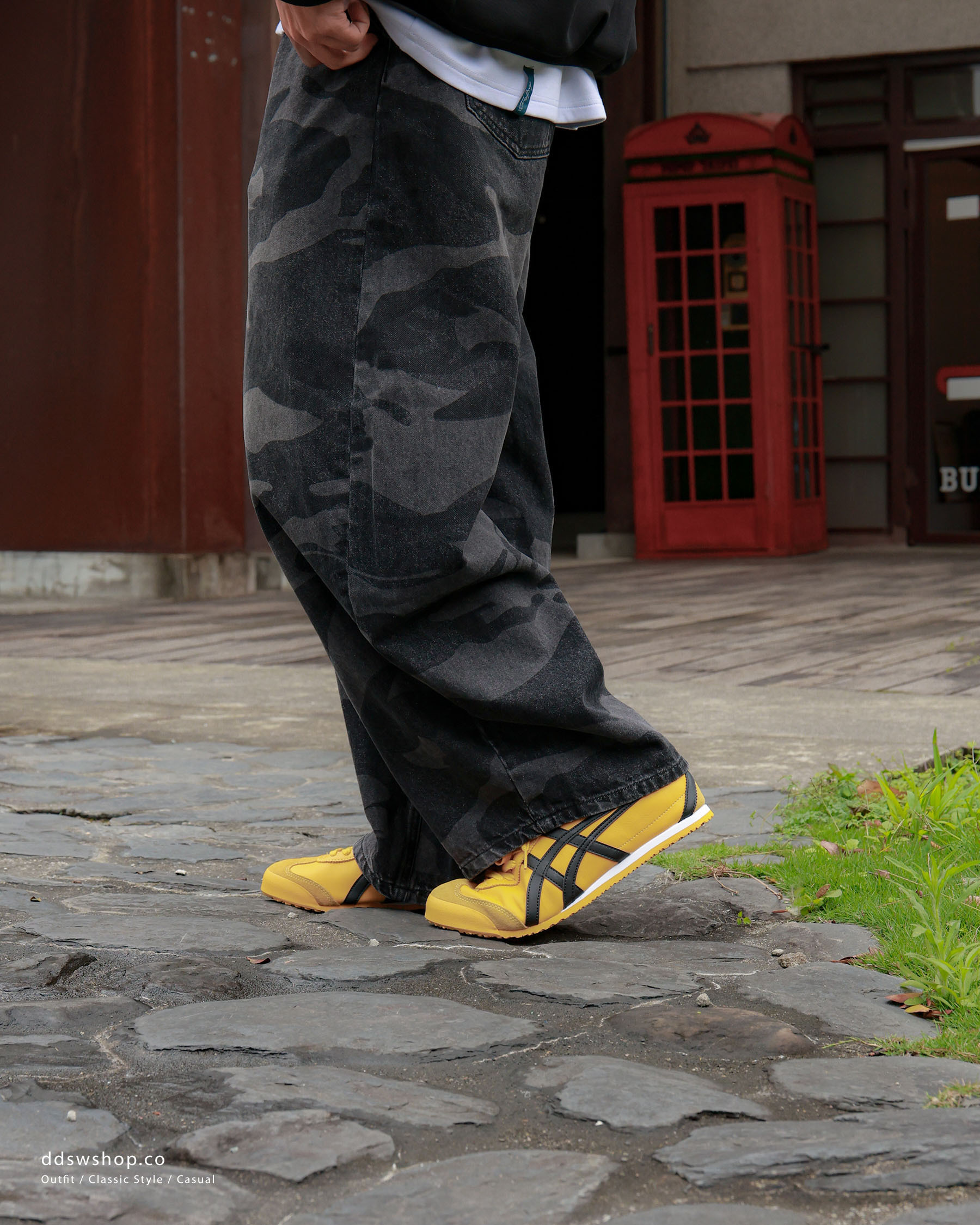 "代購"Onitsuka Tiger 鬼塚虎 黃底黑虎爪紋 MEXICO 66｜1183C102-751