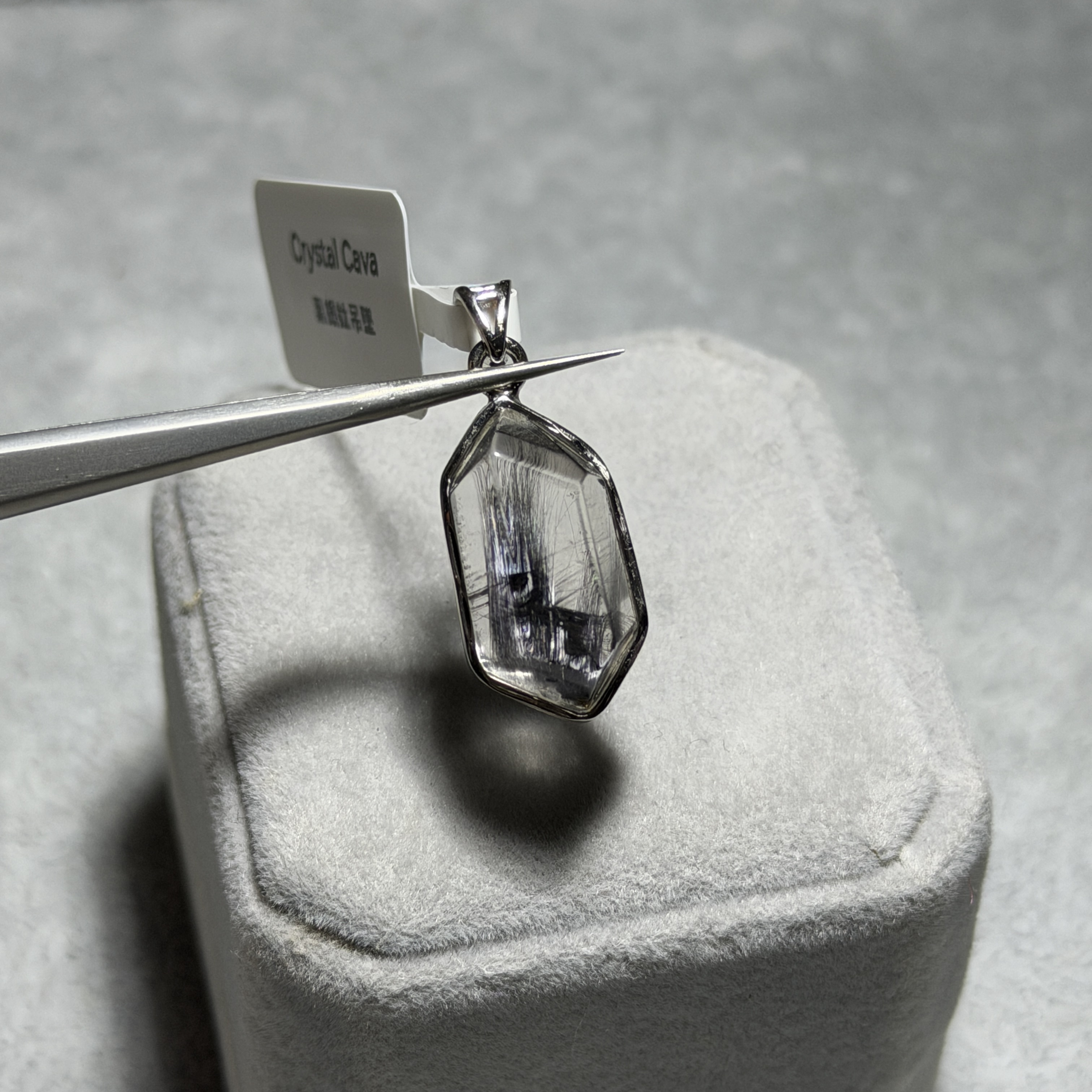 高級數黑銀鈦吊墜 DF1808