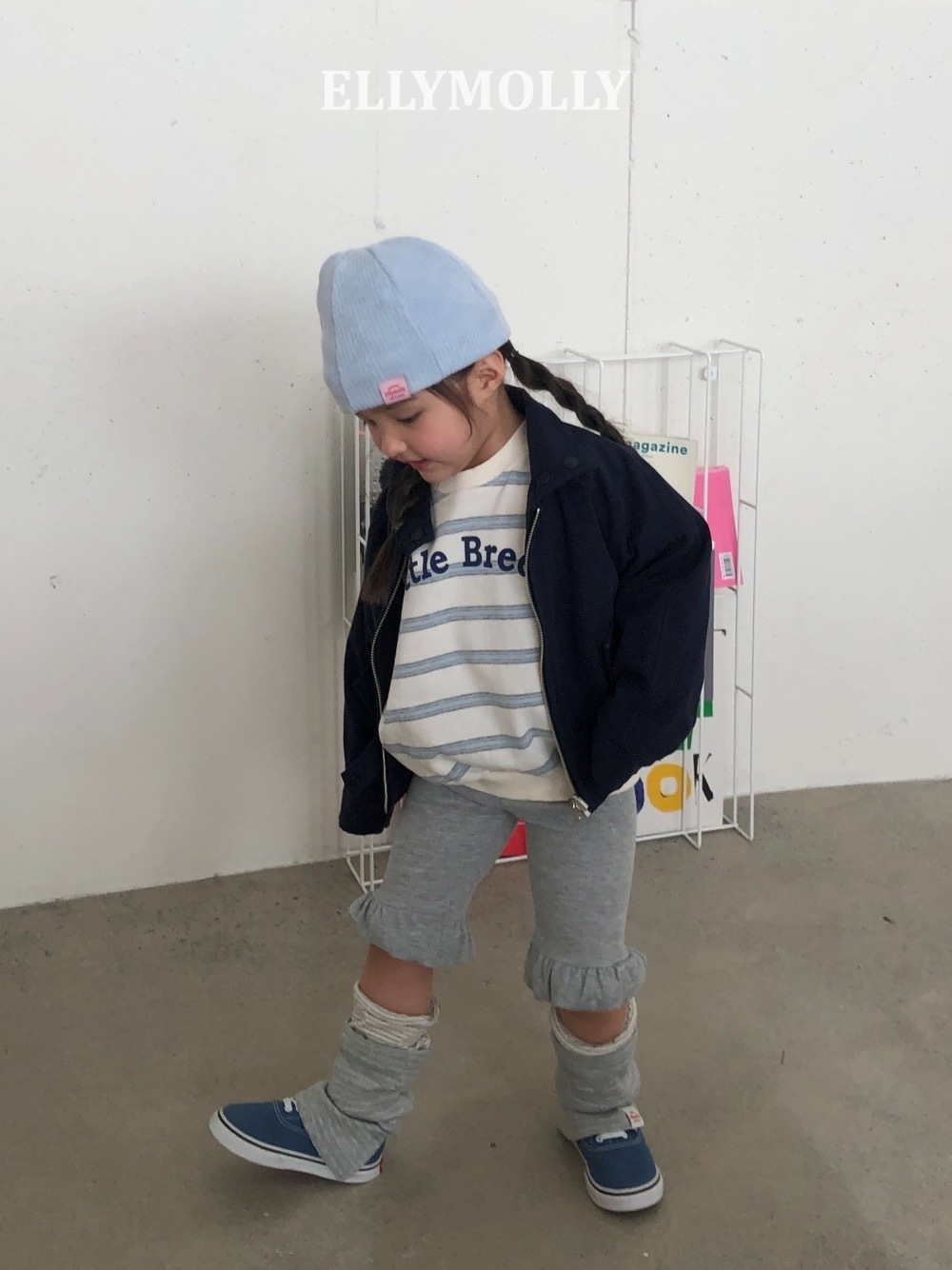 Ellymolly 時髦滾邊六分褲 / 3色