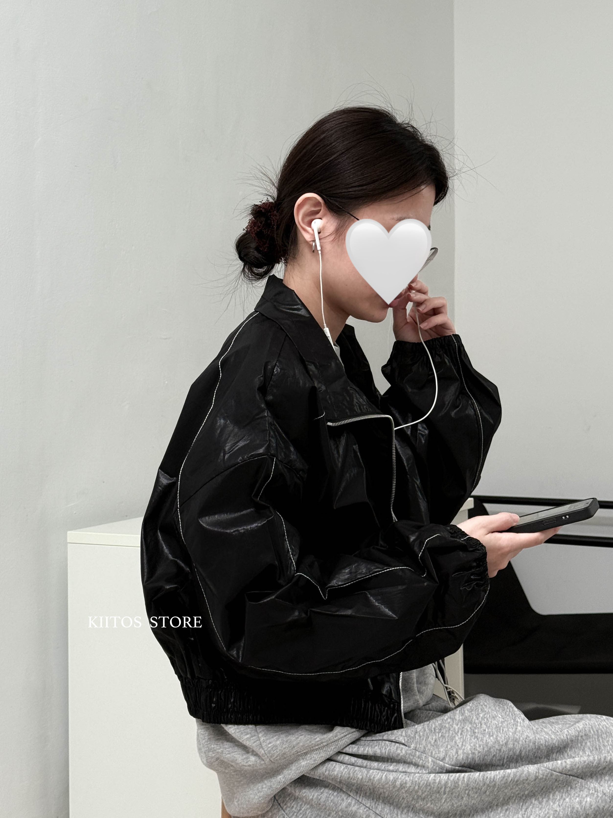【現貨】韓國 Matin kim 經典 Matin Coating Crop Blouson 短版教練 風衣 外套 多色可選