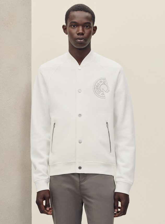 全新HERMES CDS棒球中長外套SM碼, H657775H,100% 棉#BRAND NEW #香榭站正品