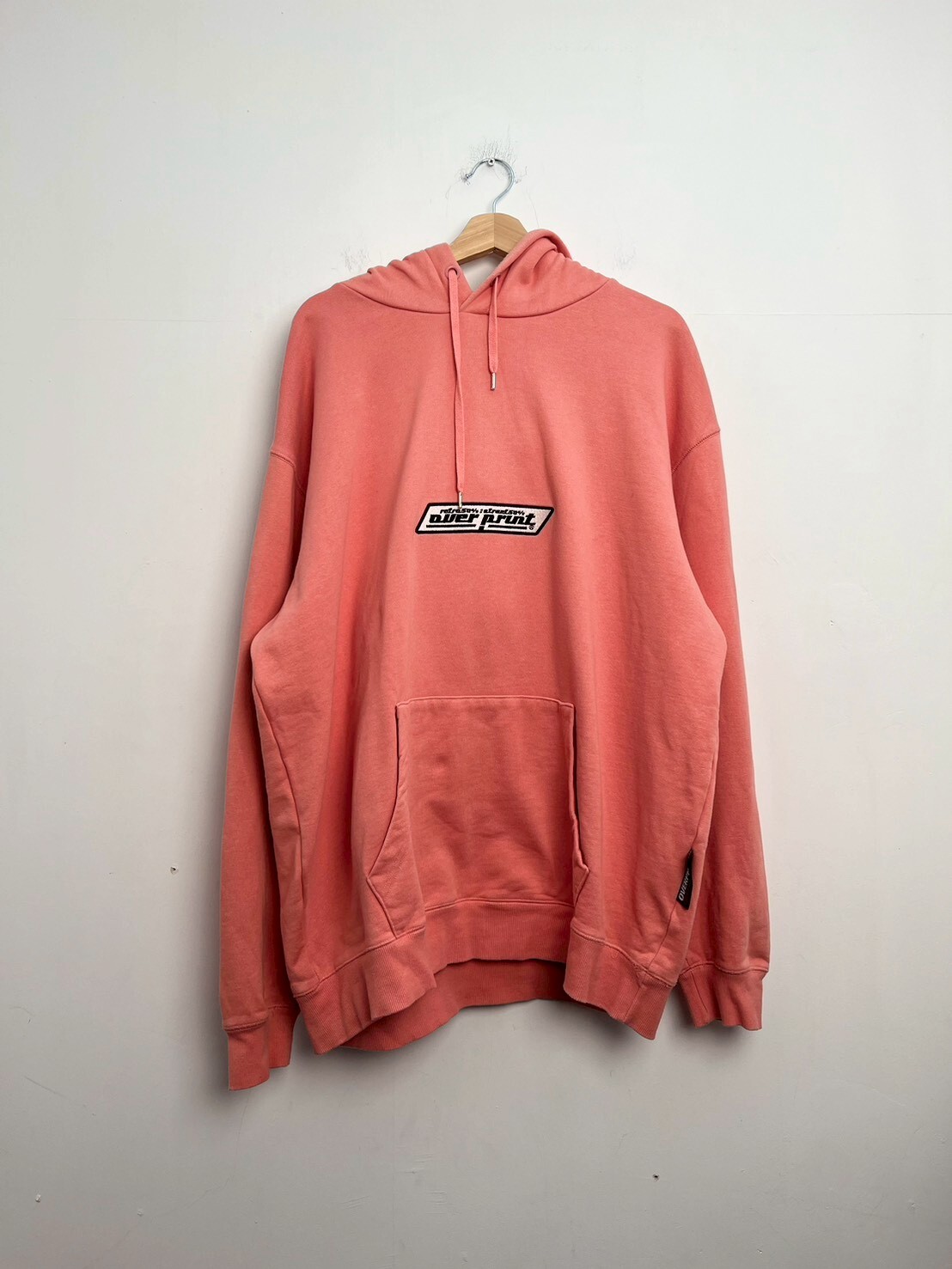 OVERPRINT POP ART Hoodie Ver15 (wine EMB) &TOY SIZE 2XL