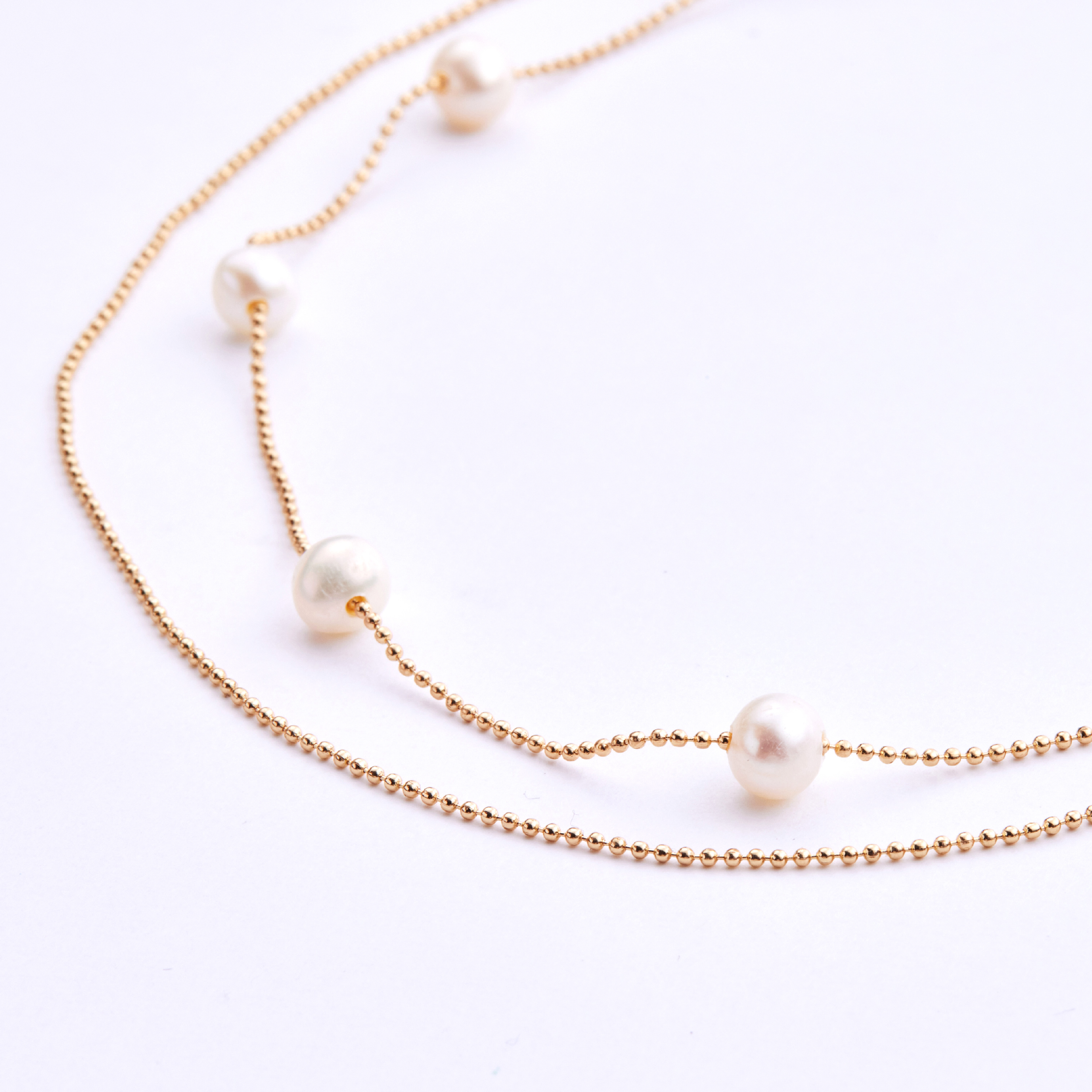 N1257 | 14kgf雙鍊珍珠項鍊