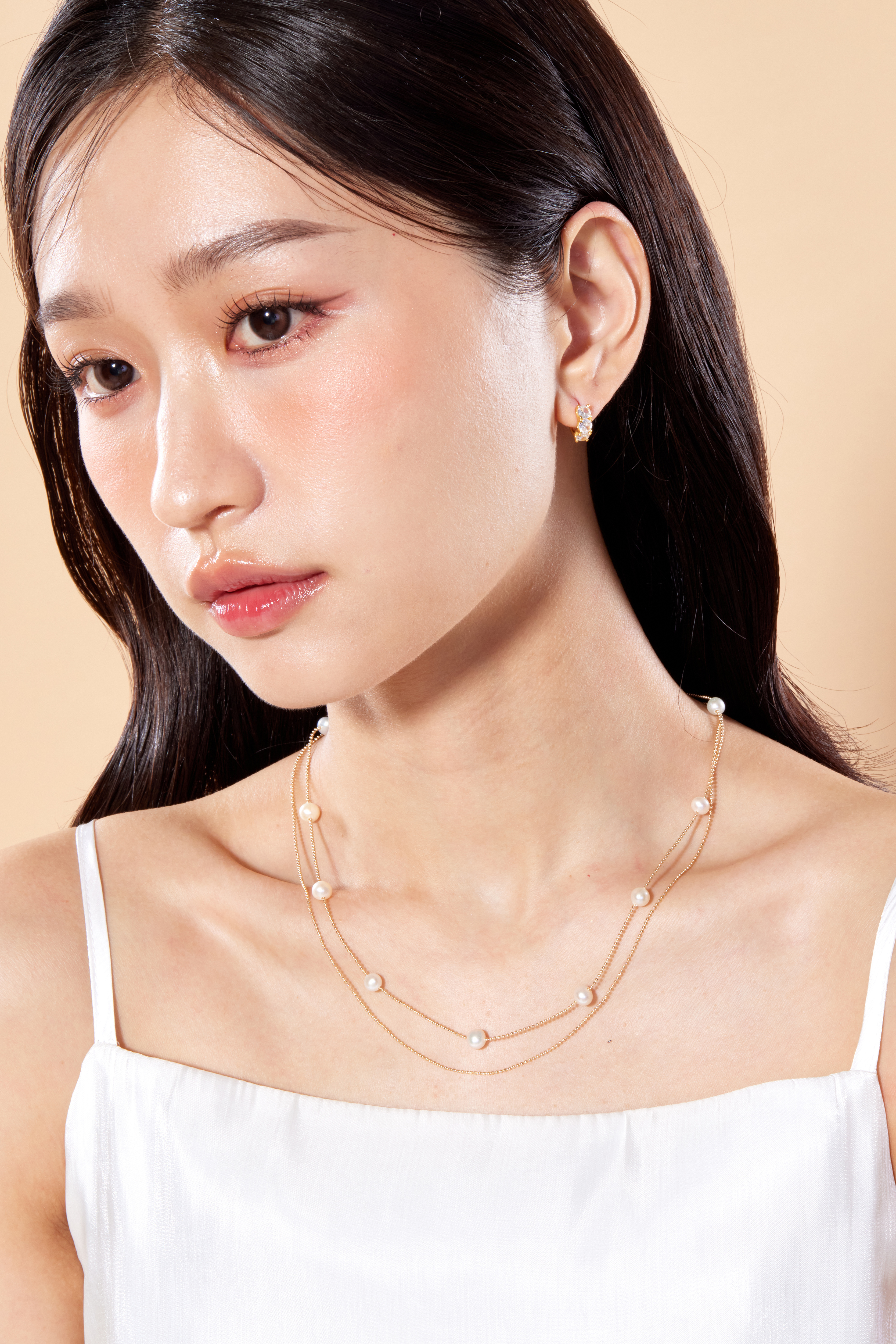 N1257 | 14kgf雙鍊珍珠項鍊