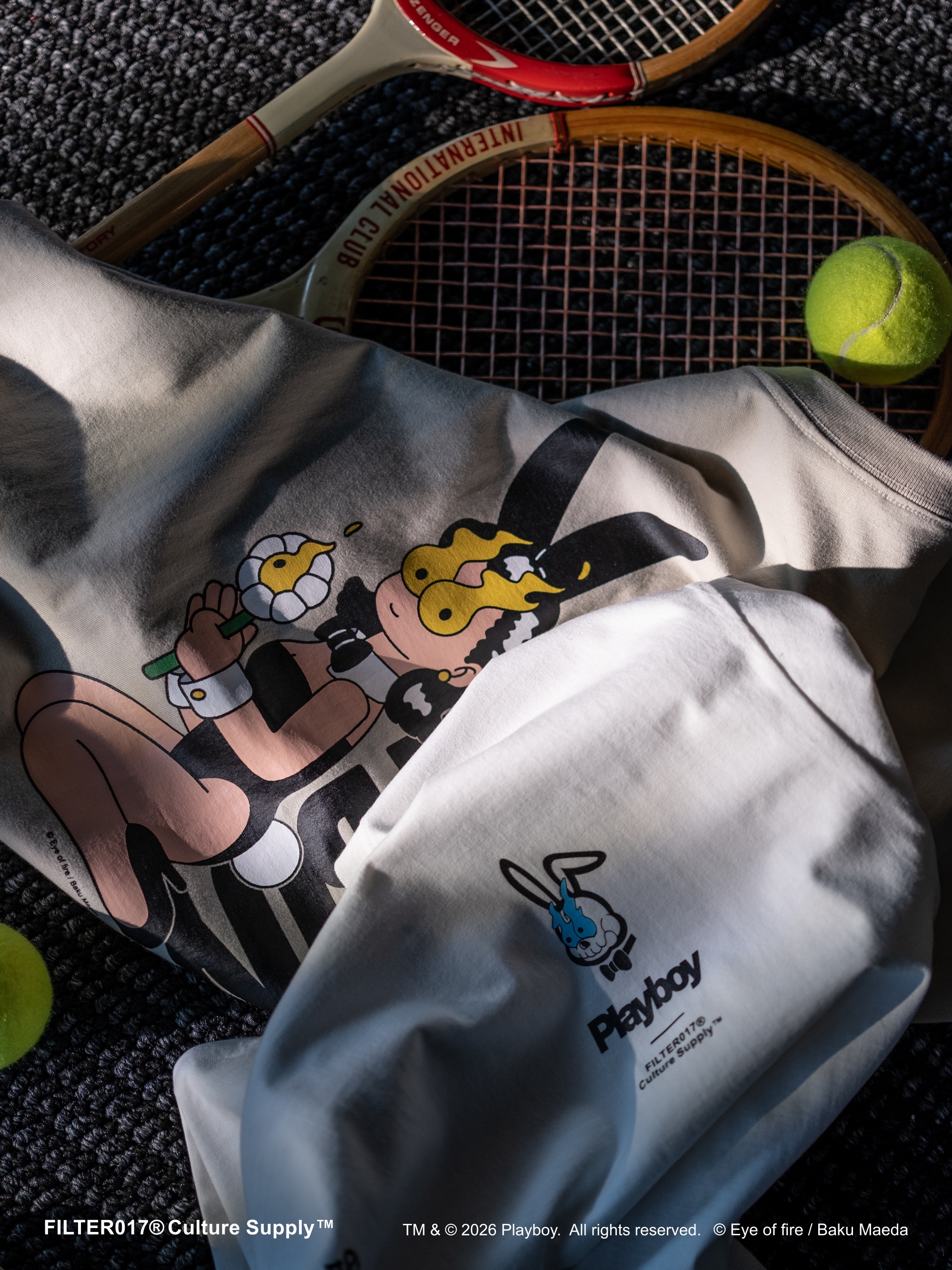 【現貨】 PLAYBOY X FILTER017® feat. Baku Maeda Bunny Girl Tee / 兔女郎短T