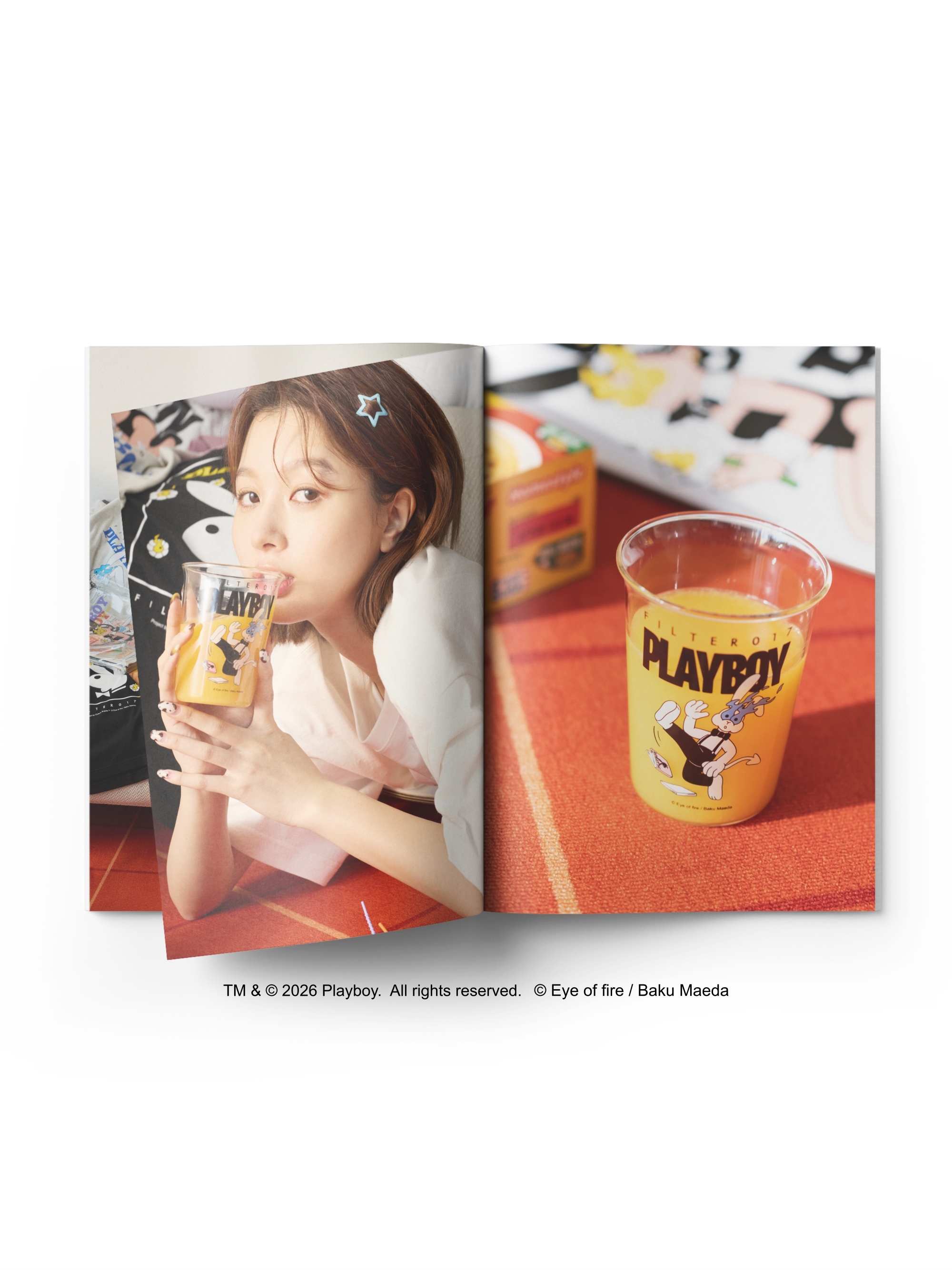 【現貨】 PLAYBOY X FILTER017® feat. Baku Maeda Glass  / 玻璃杯