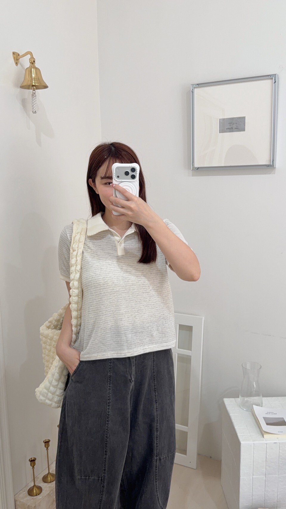 荷葉條紋Tee 3colors