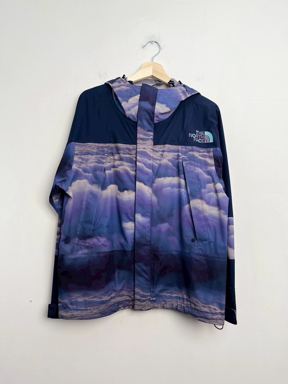 THE NORTH FACE  X CLOT DRYVENT HOODIE JACKET NAVY SIZE XS