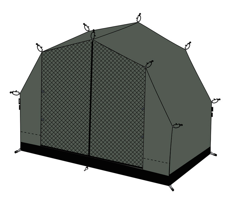 韓國JAKELAH J.tunnel 可延伸隧道基地帳/沙色