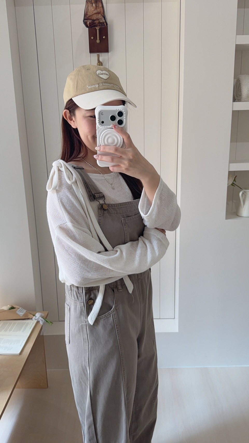 織紋感透膚上衣 3colors