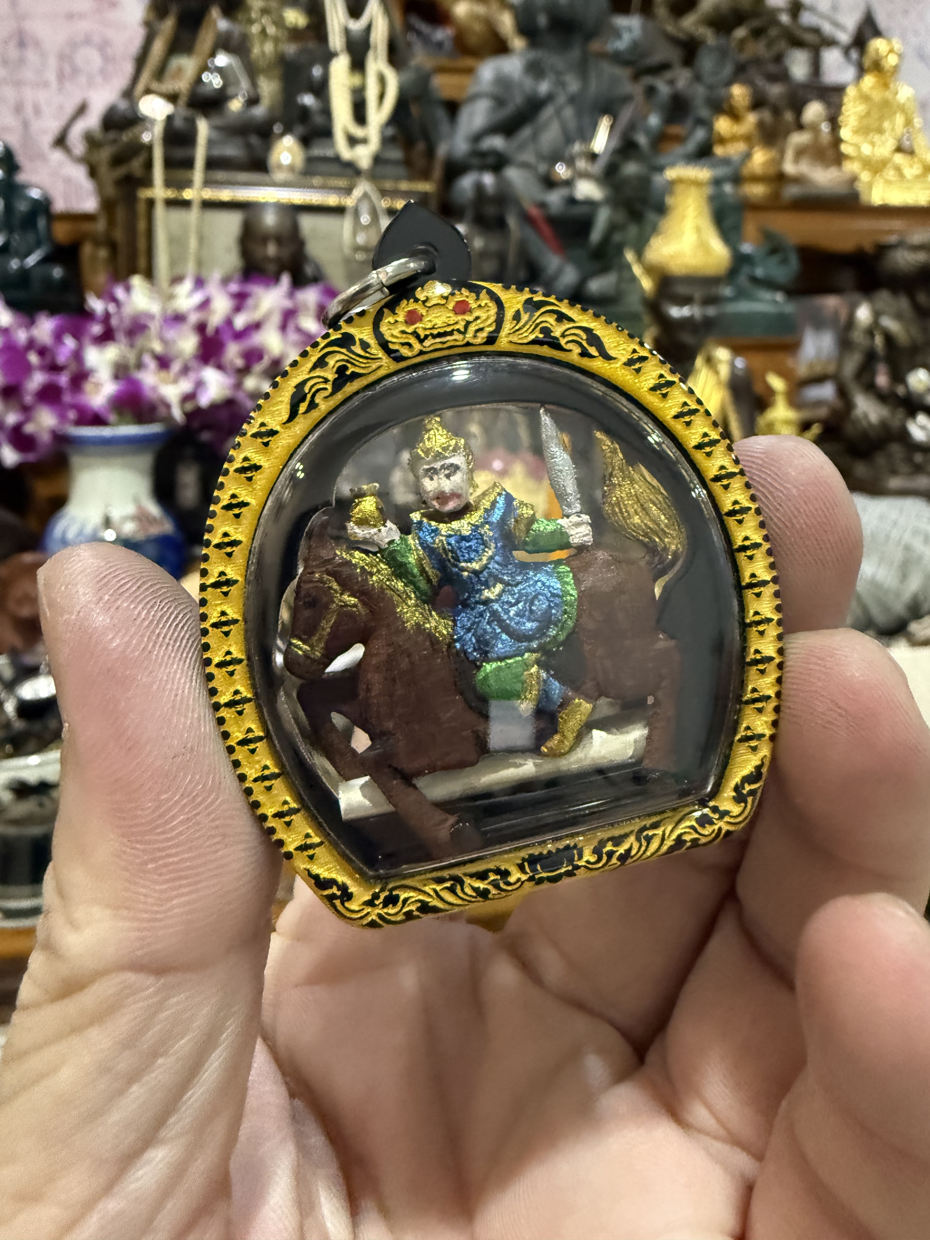 泰北蘭納高僧 帕阿贊噴醒 「緬甸偏財神突固高之助」(KE101)