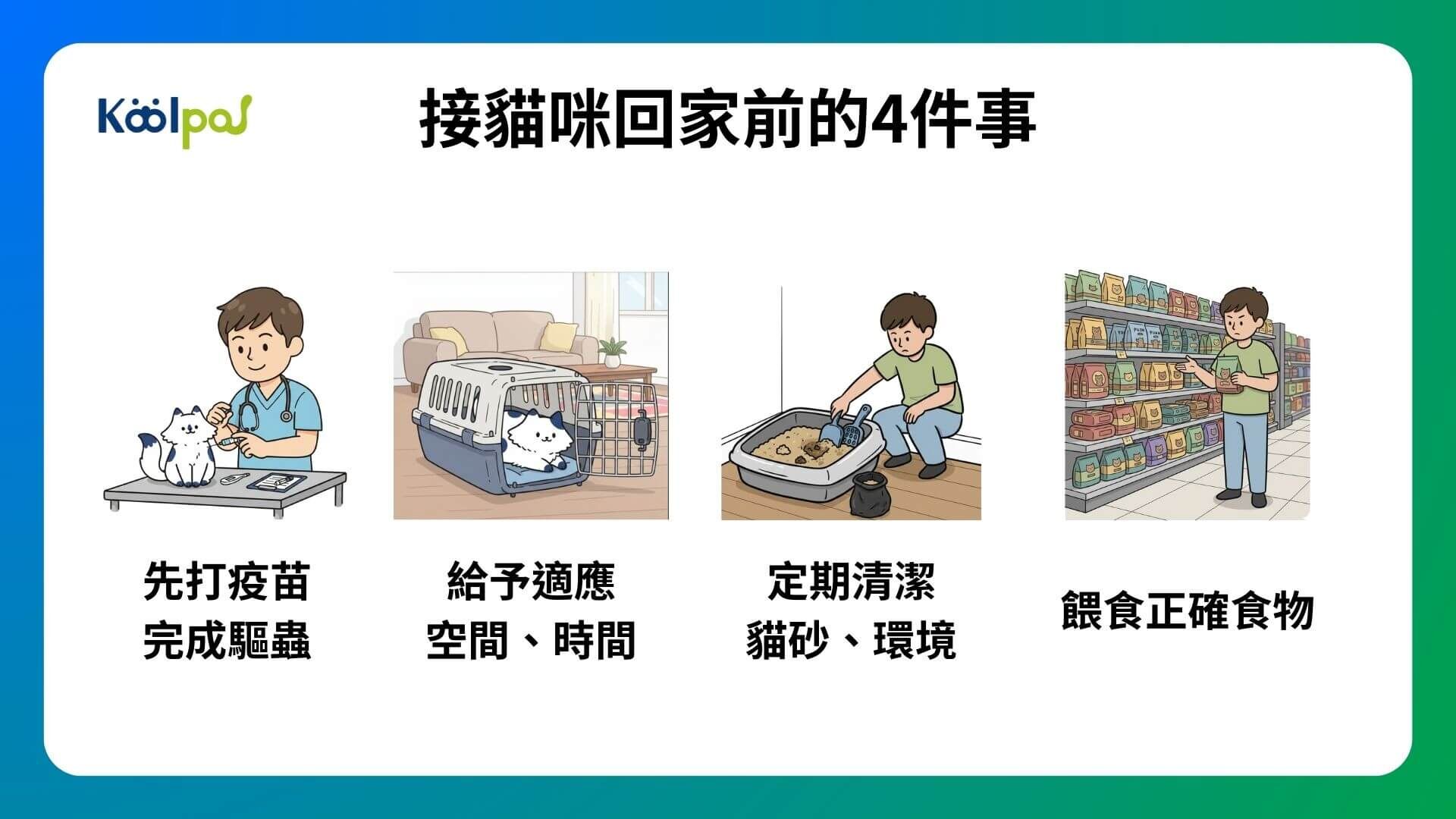 接貓咪回家前的4件事