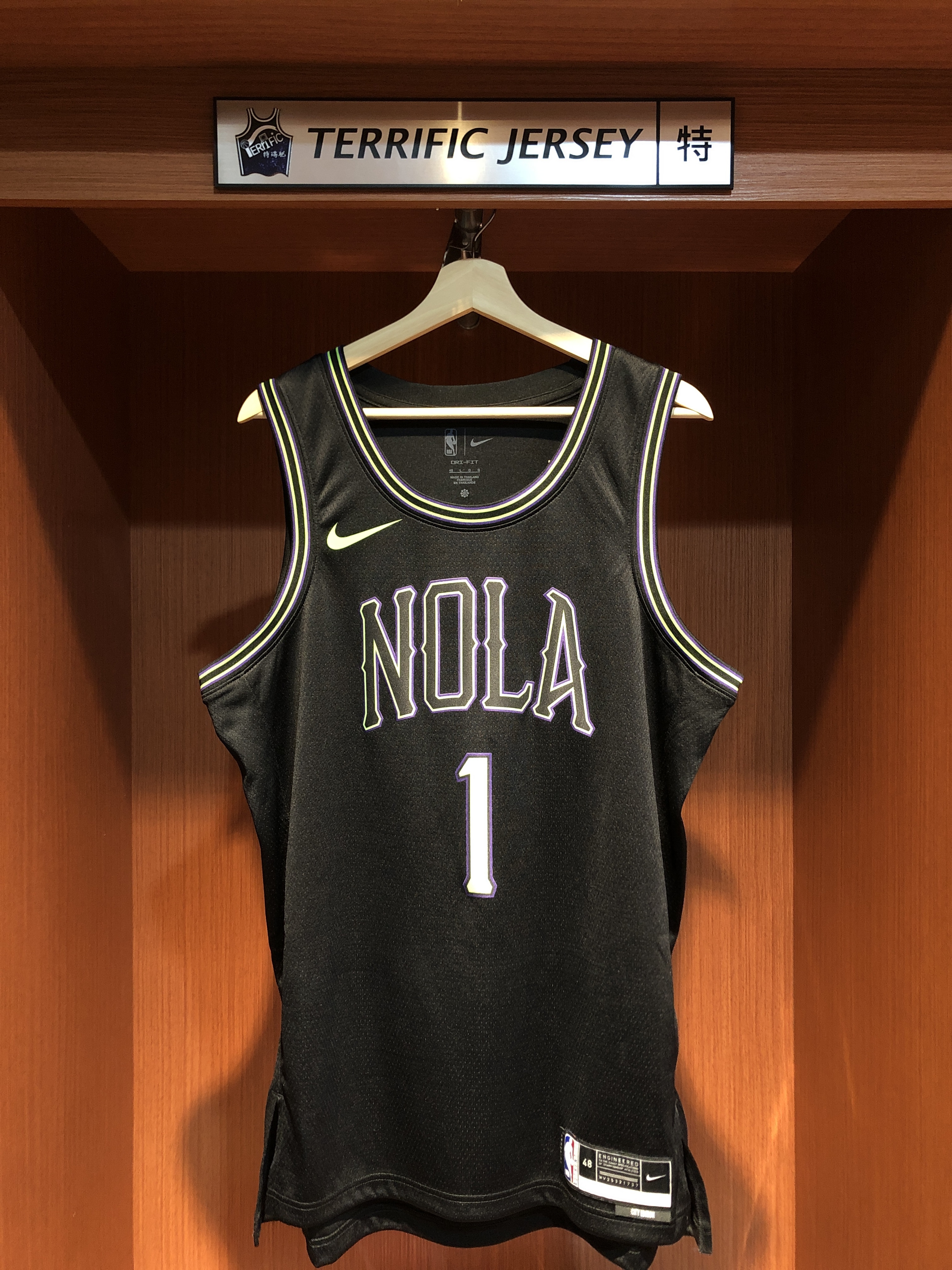 NBA球衣 Zion Williamson 紐奧良鵜鶘城市 25-26 City Nike Swingman 球迷版 熱轉印 全新