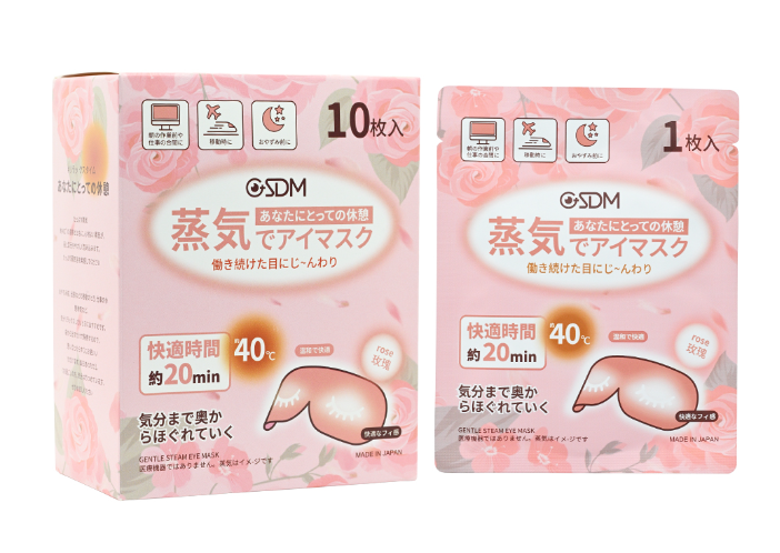 SS260225-F24-GSDM GENTLE STEAM EYE MASK, ROSE-蒸氣溫熱眼膜-玫瑰香-10PC-(EXP31/8/2028)